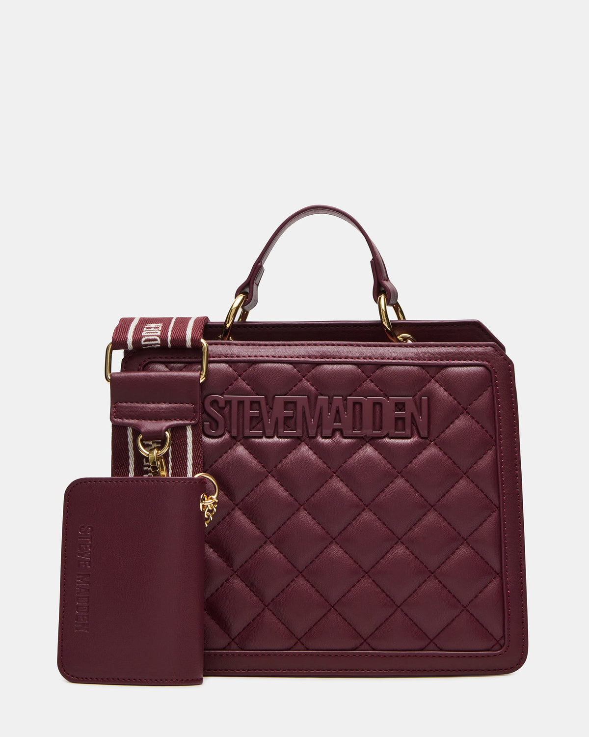 Stevemadden EVELYN BAG BLOODSTONE QUILTED