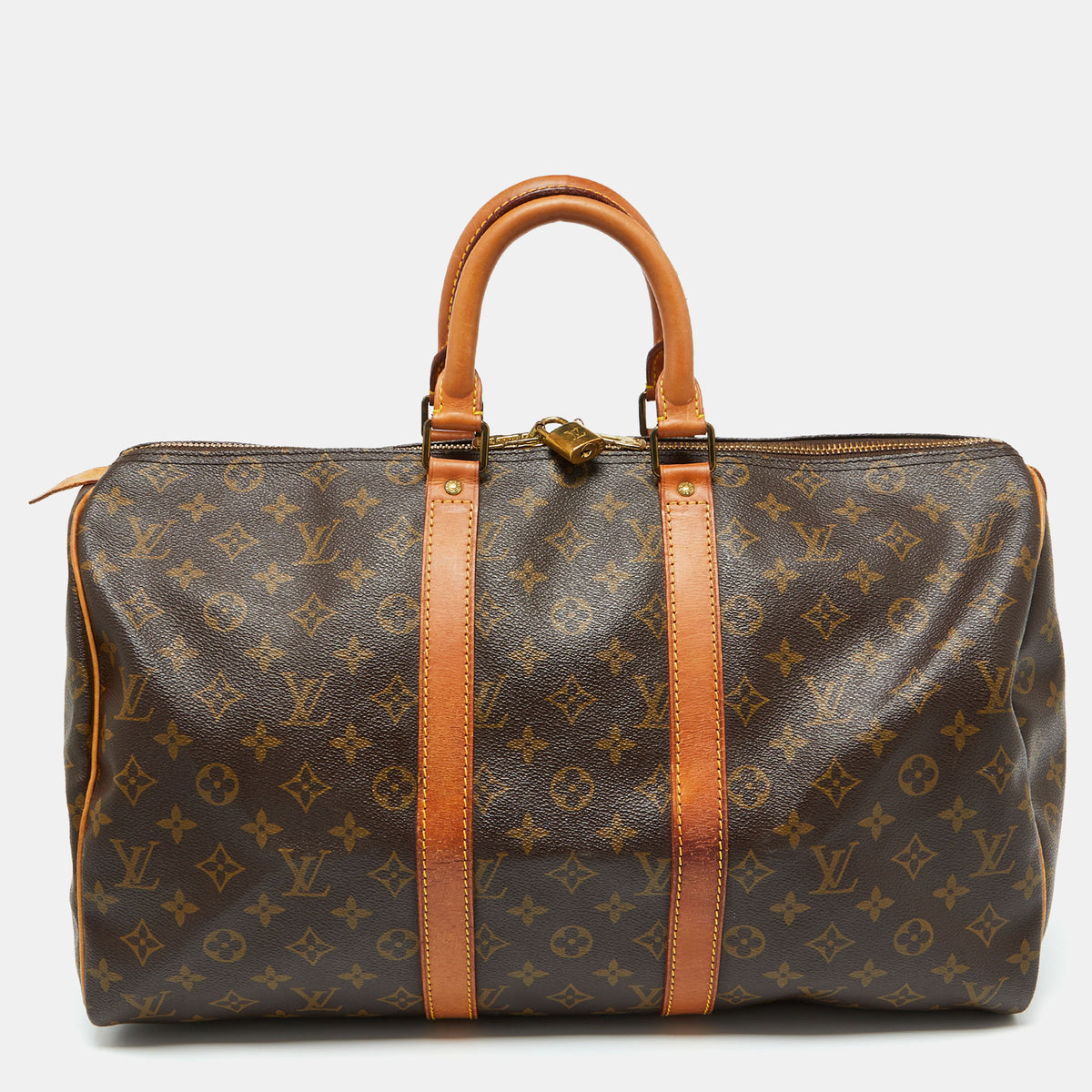 Louis Vuitton Monogram Canvas Keepall Bandouli&egrave;re 45 Bag
