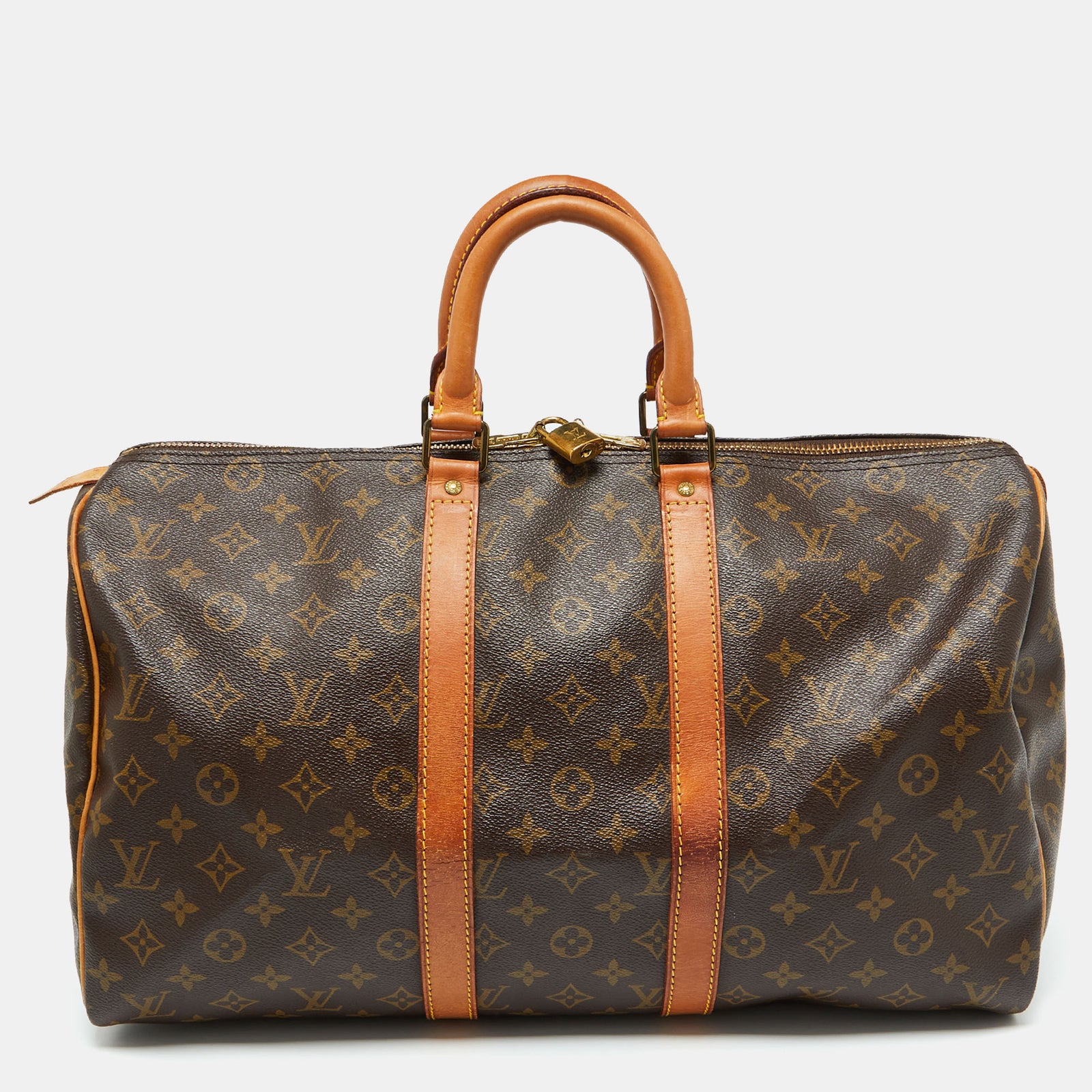 Louis Vuitton Sac Keepall Bandoulière 45 en toile Monogram