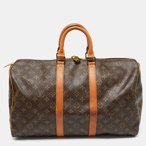 Monogram Canvas Keepall Bandouli&egrave;re 45 Bag