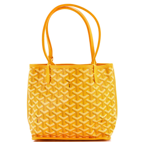 GOYARD Anjou Reversible Tote Coated Canvas Mini