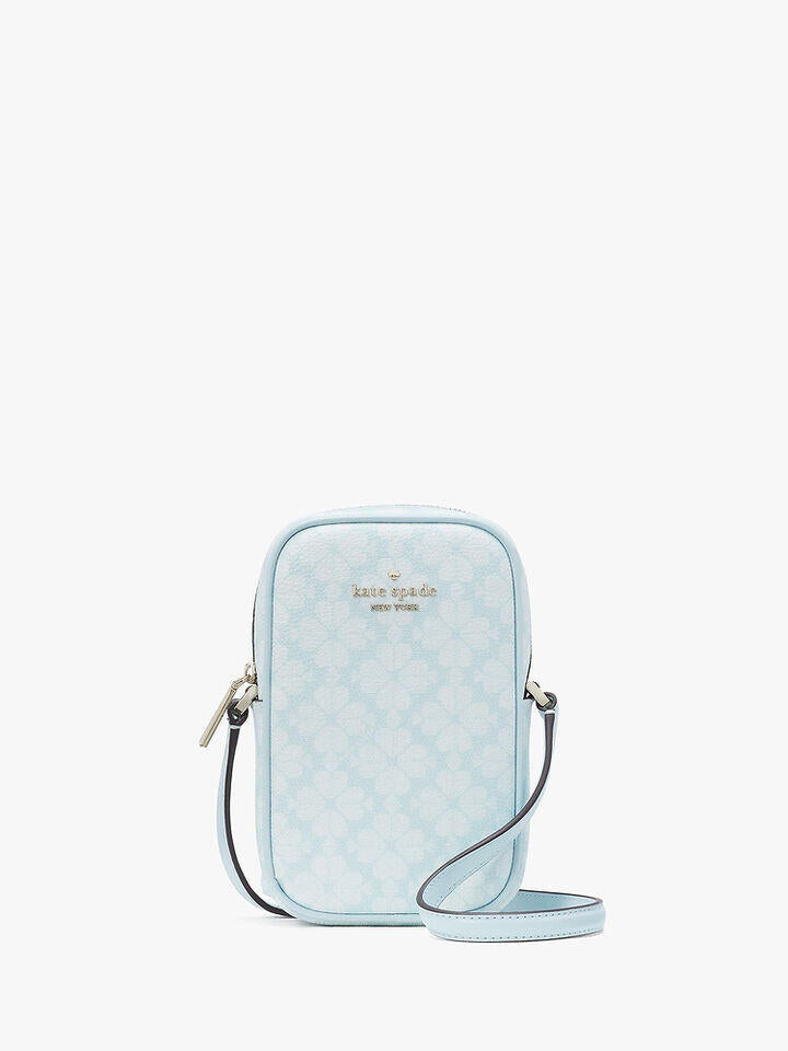 Kate Spade Au Spade Flower North South Zip Phone Crossbody