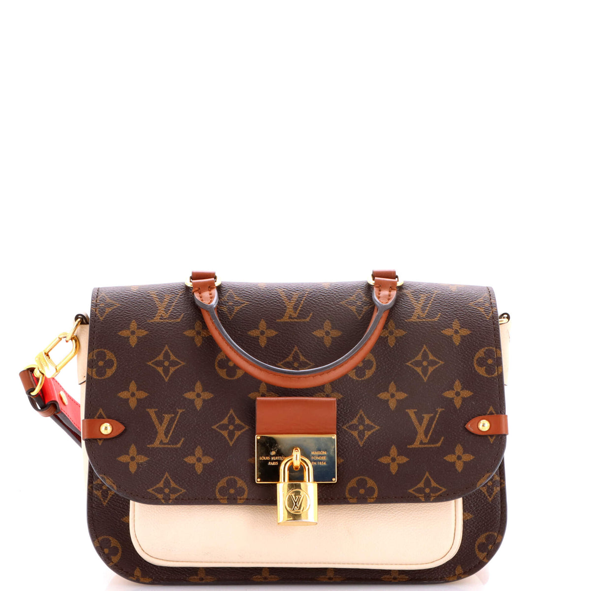 Louis Vuitton Vaugirard Handbag Monogram Canvas with Leather