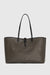 On The Go Chain Tote Bag In Black