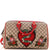 GUCCI Convertible Boston Bag Embroidered GG Coated Canvas Medium