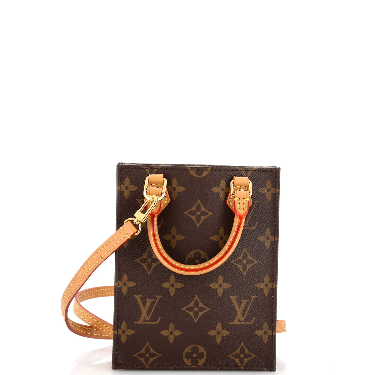 Louis Vuitton Petit Sac Plat Bag Monogram Canvas