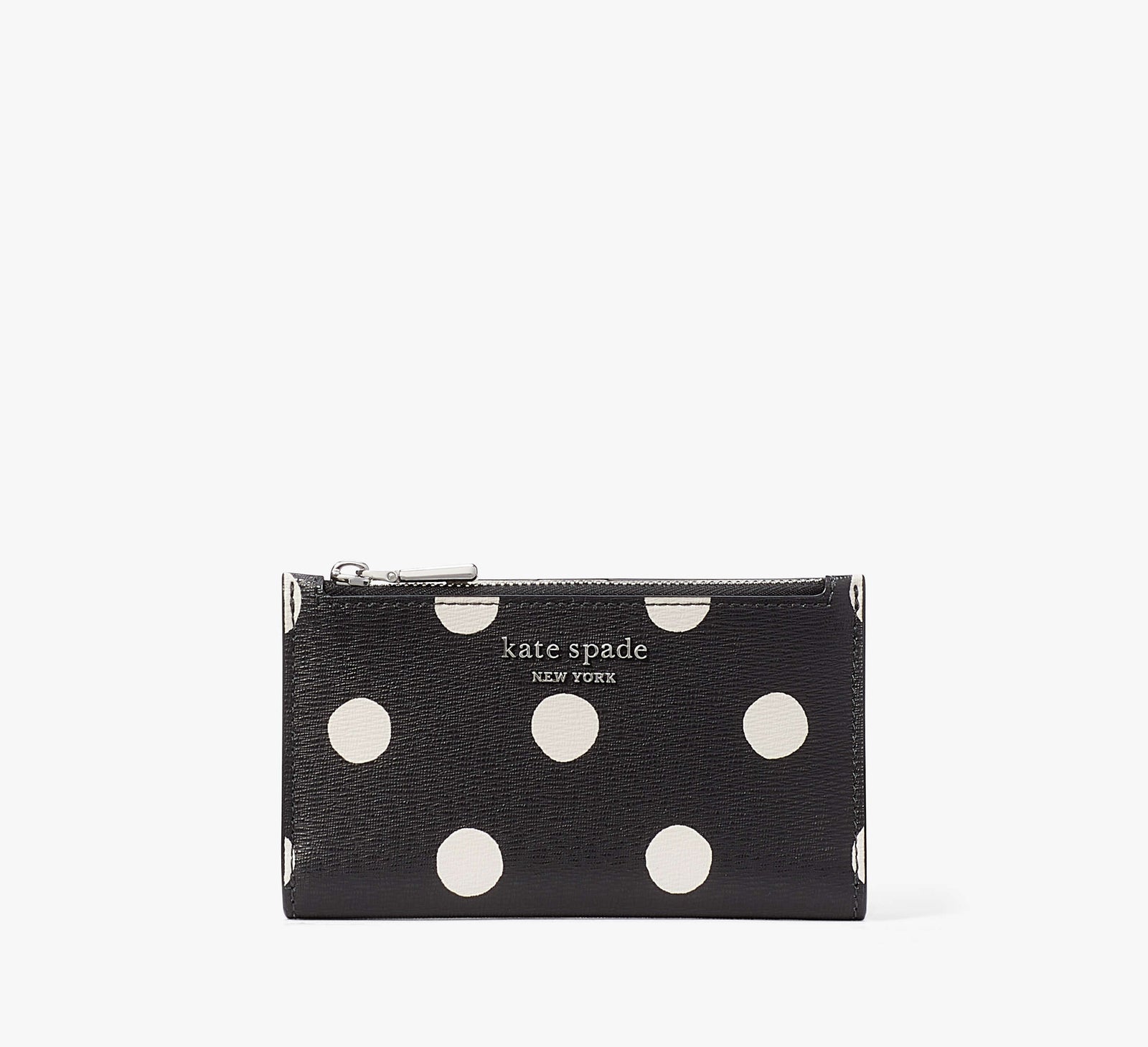 Kate Spade New York Morgan Sunshine Dot Small Slim Bifold Wallet