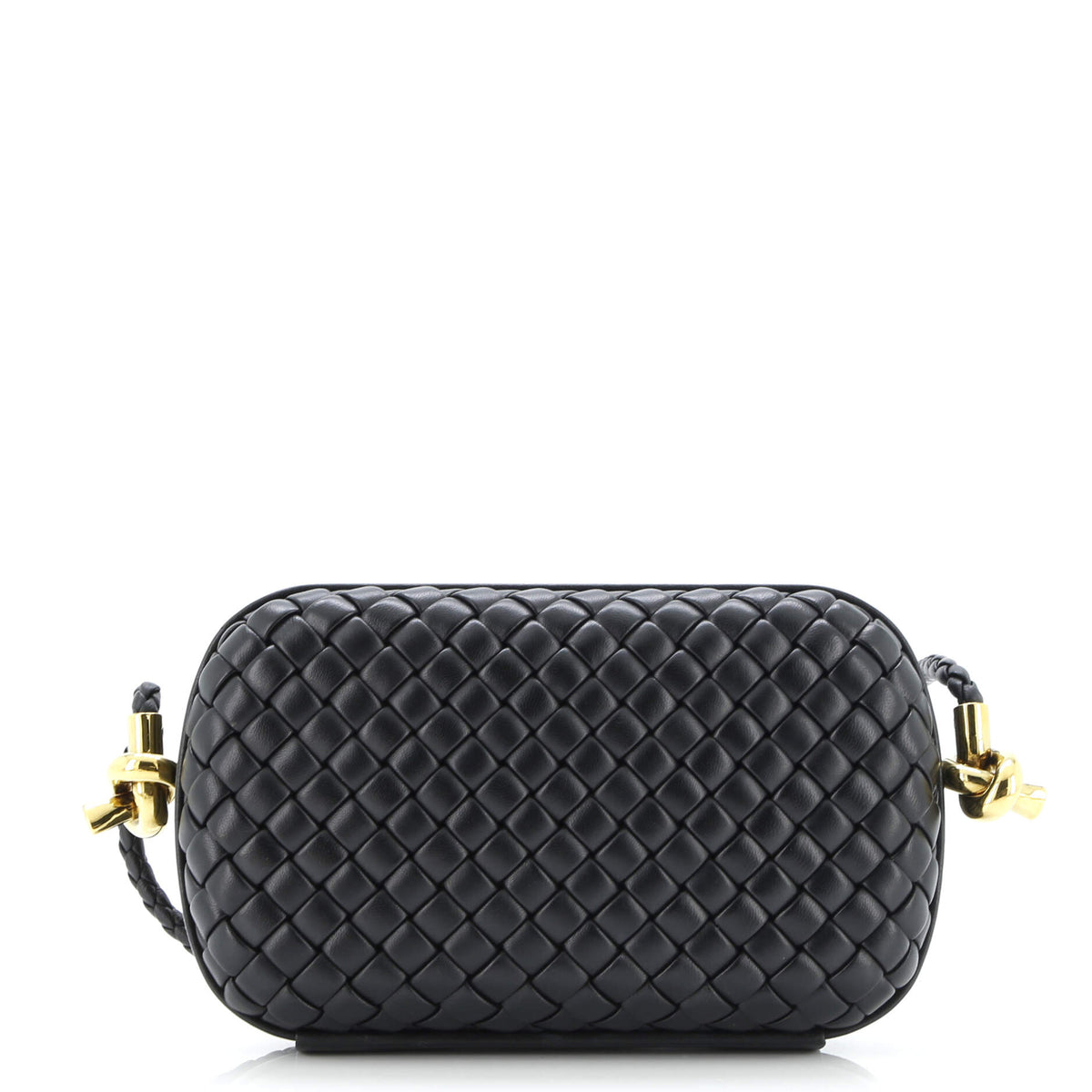 Bottega Veneta Knot Minaudiere on Strap Intrecciato Leather