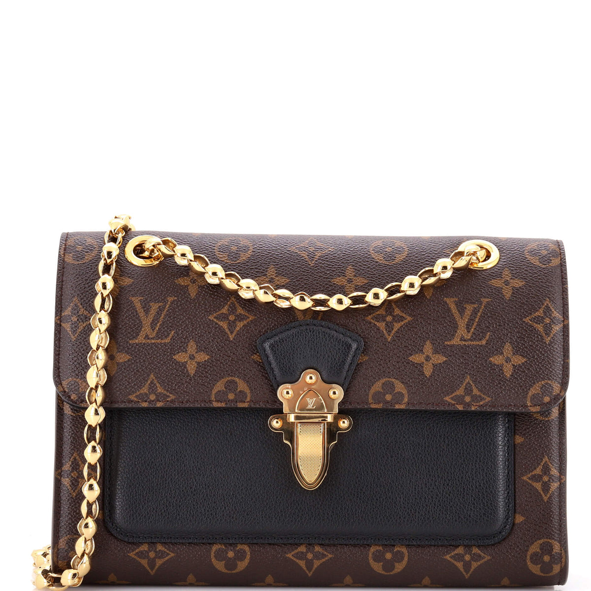 Louis Vuitton Victoire Handbag Monogram Canvas and Leather