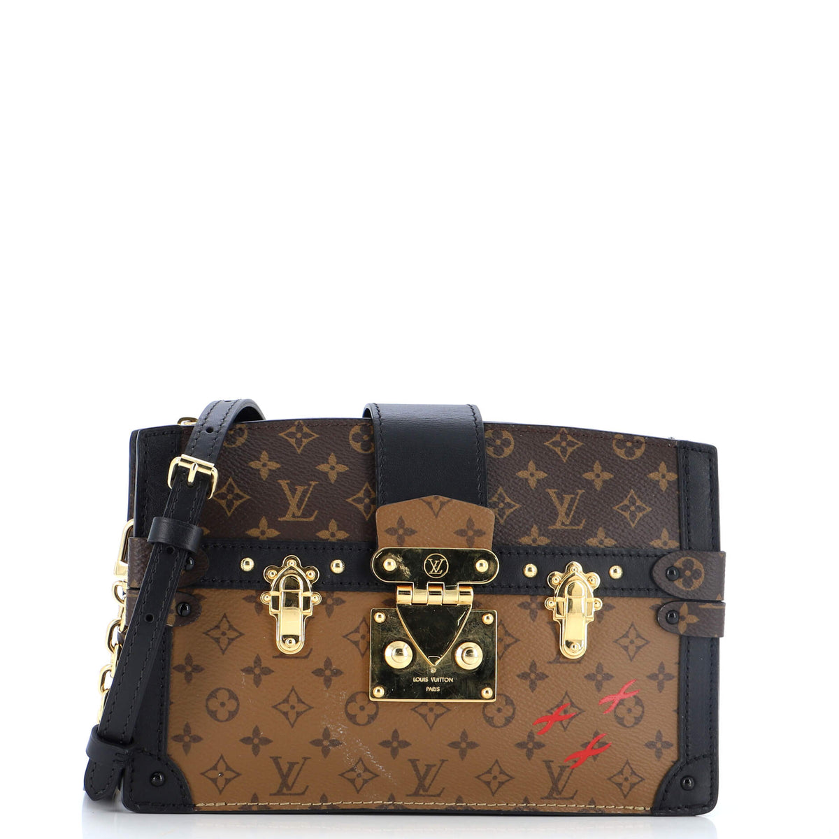 Louis Vuitton Trunk Clutch Reverse Monogram Canvas