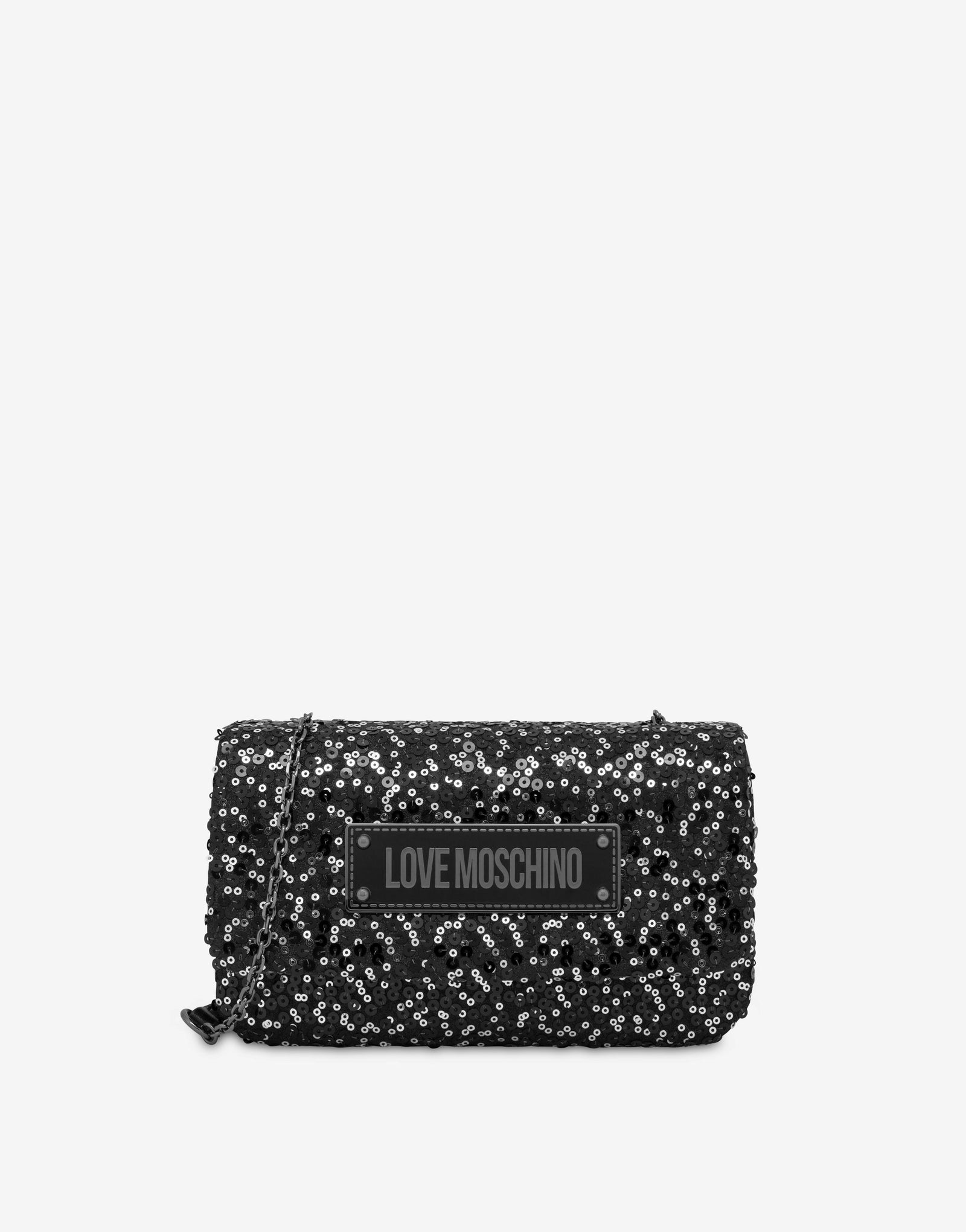 Love Moschino Pochette Avec Paillettes Brodées