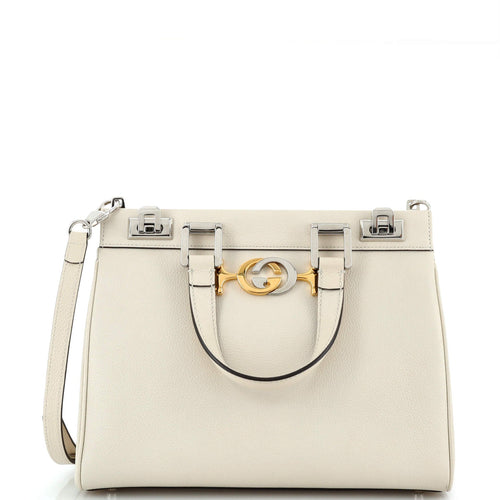 GUCCI Zumi Top Handle Bag Leather Small