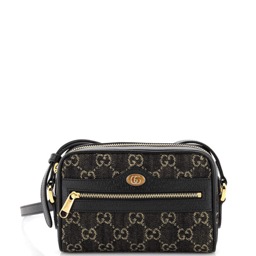 GUCCI Ophidia Shoulder Bag GG Denim Mini
