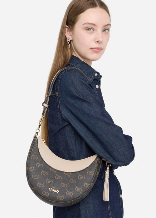 Liu Jo Sac Hobo Format Moyen Avec Logo