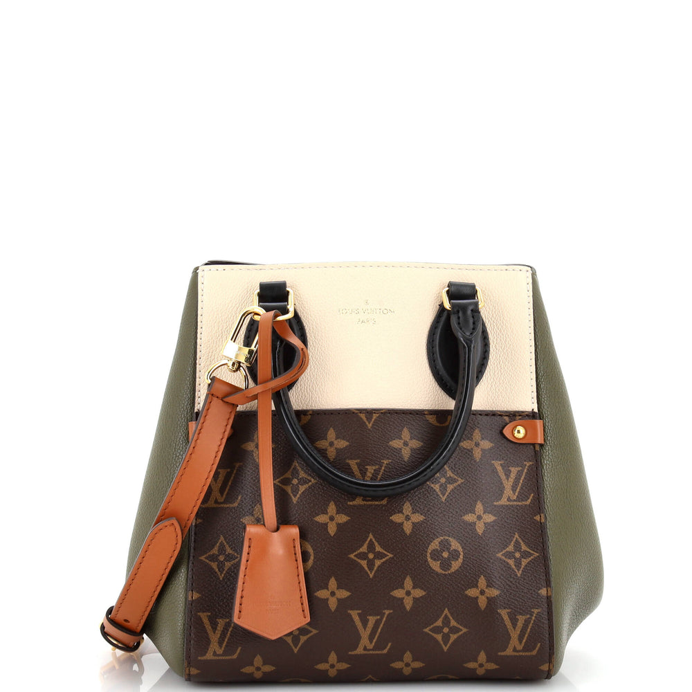 Fold Tote Monogram Canvas and Leather PM