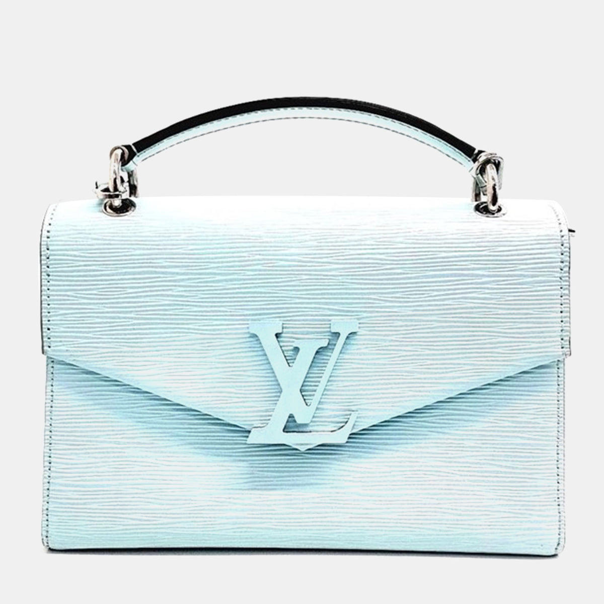 Louis Vuitton Blue Epi Leather Grenelle Pochette Top Handle Bag