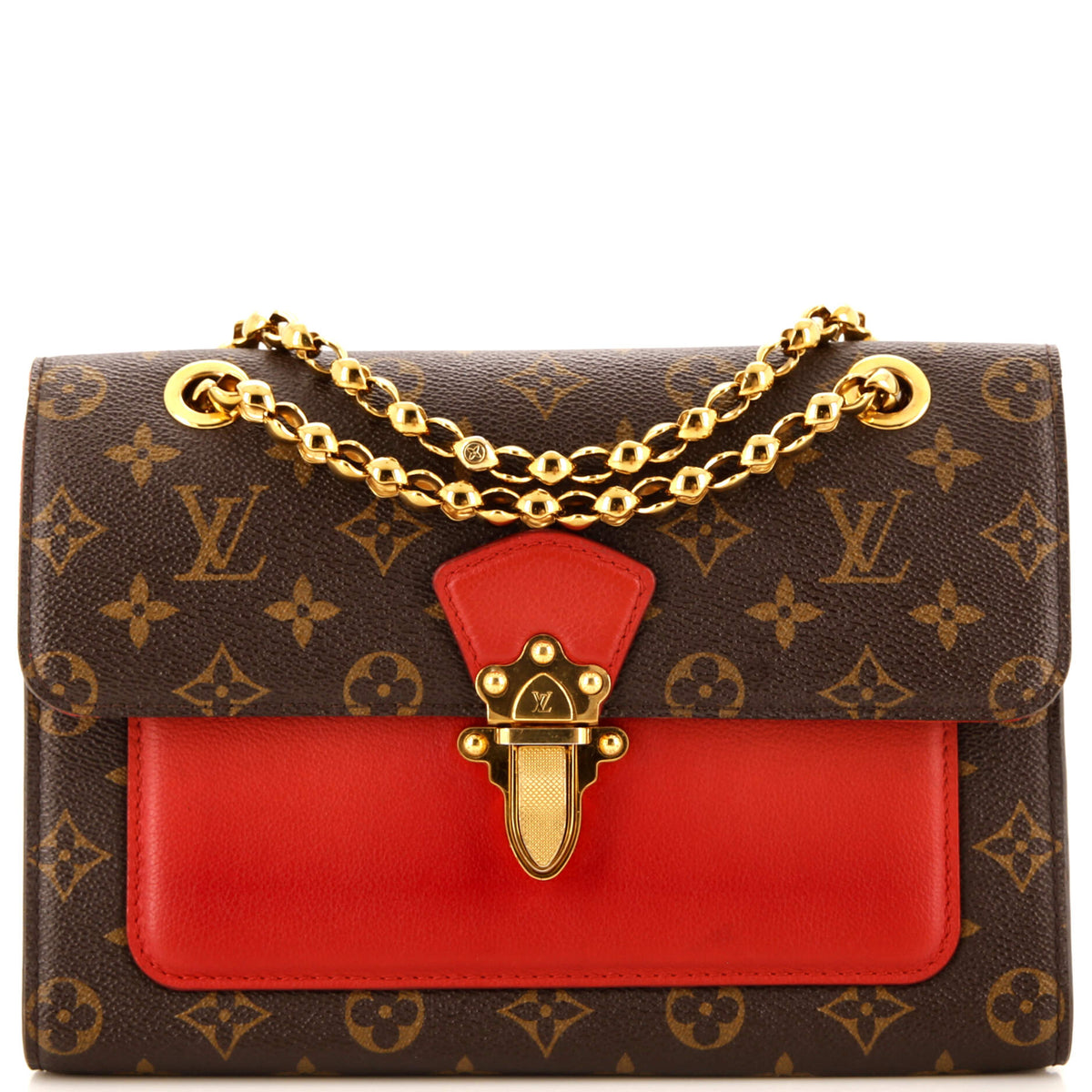 Louis Vuitton Victoire Handbag Monogram Canvas and Leather