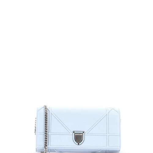Diorama Croisiere Chain Wallet Grained Calfskin