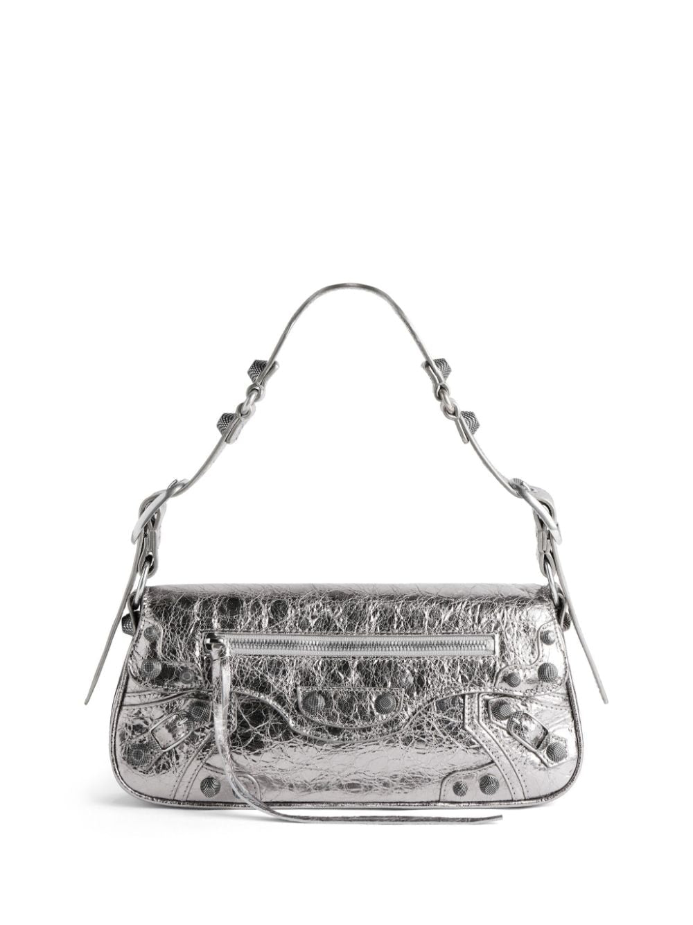 Balenciaga Women's Le Cagole Sling S Shoulder Bag in Silver | 771640 Color 0GT3Y Color 8103