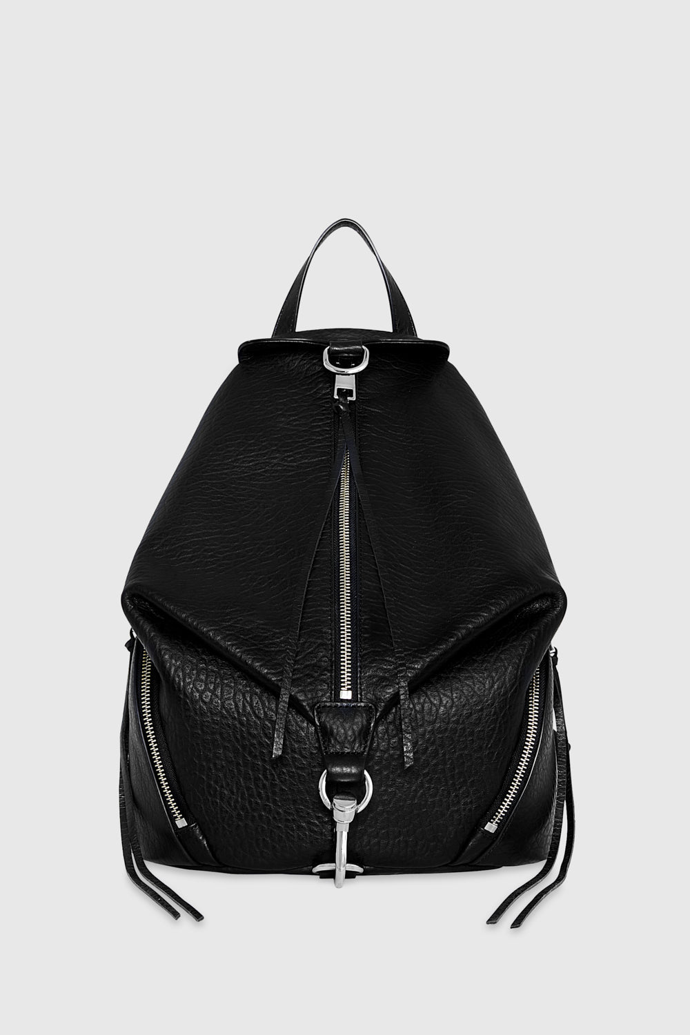 Rebecca Minkoff Julian Backpack Bag In Black/Silver
