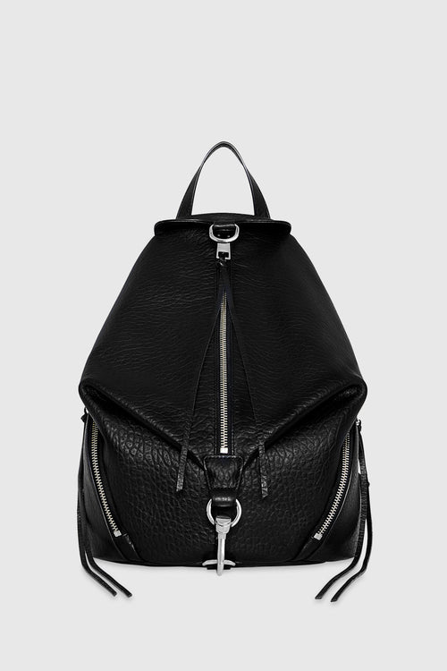 Julian Backpack Bag In Black/Silver