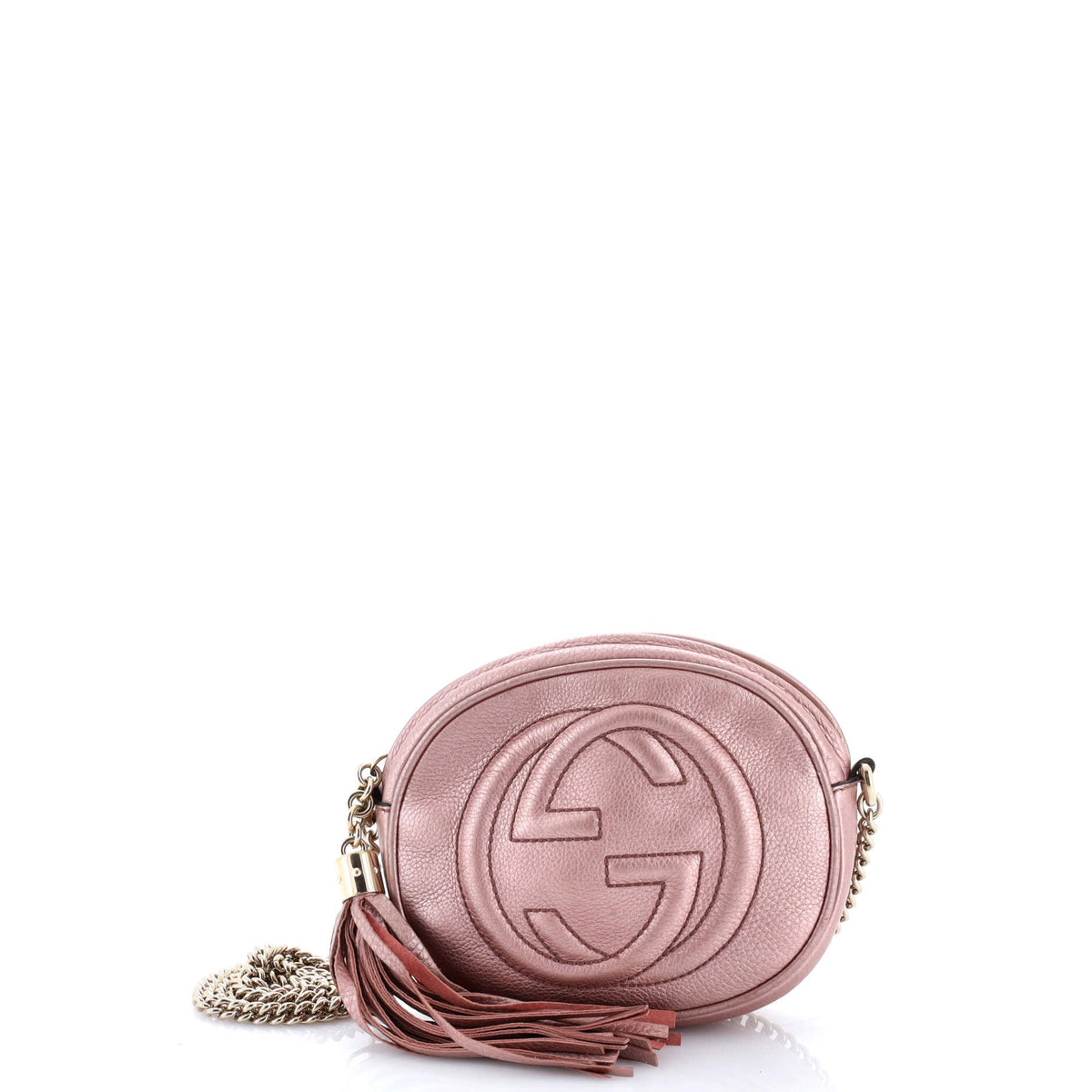 Gucci GUCCI Soho Chain Bag Leather Mini