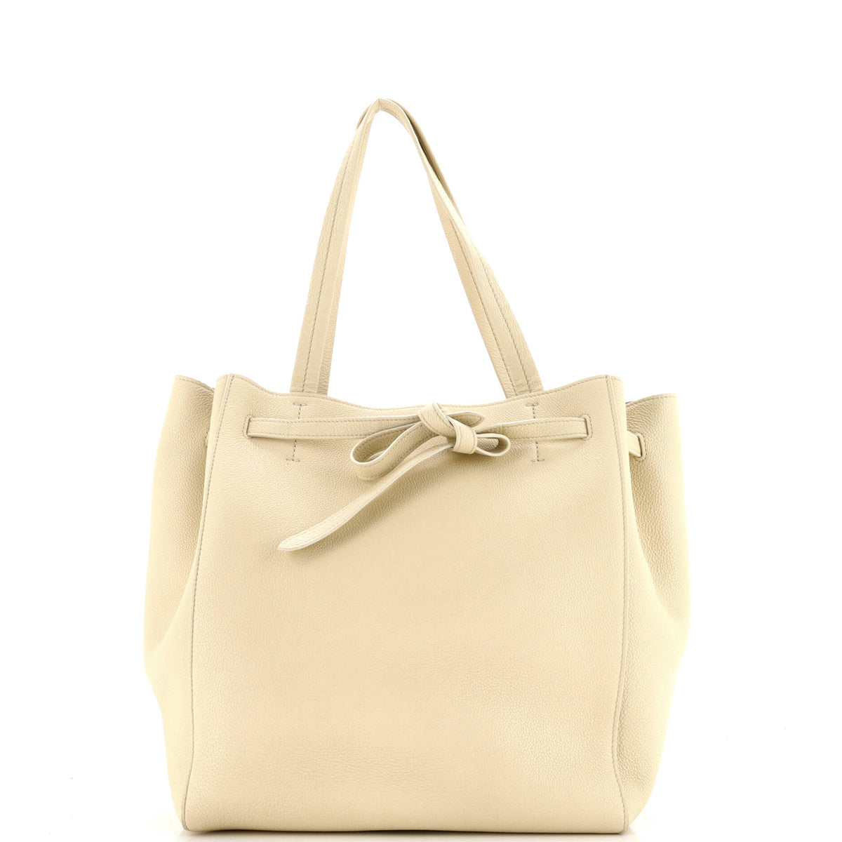 Celine CELINE Phantom Tie Cabas Tote Leather Small