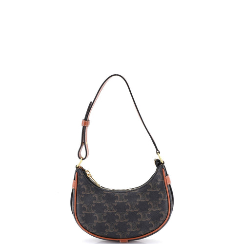 CELINE Ava Bag Triomphe Coated Canvas Mini