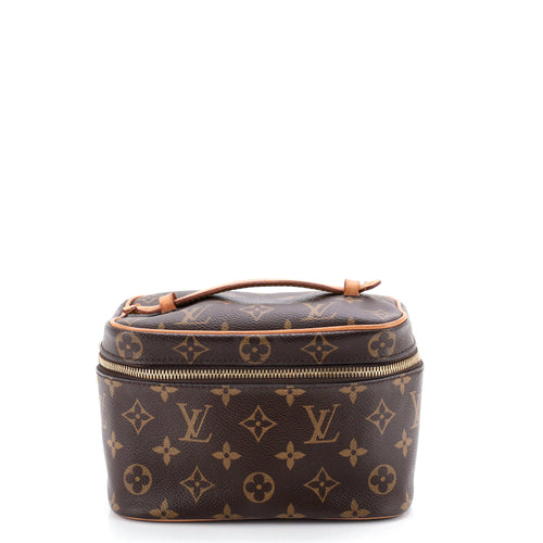Nice Vanity Case Monogram Canvas Mini