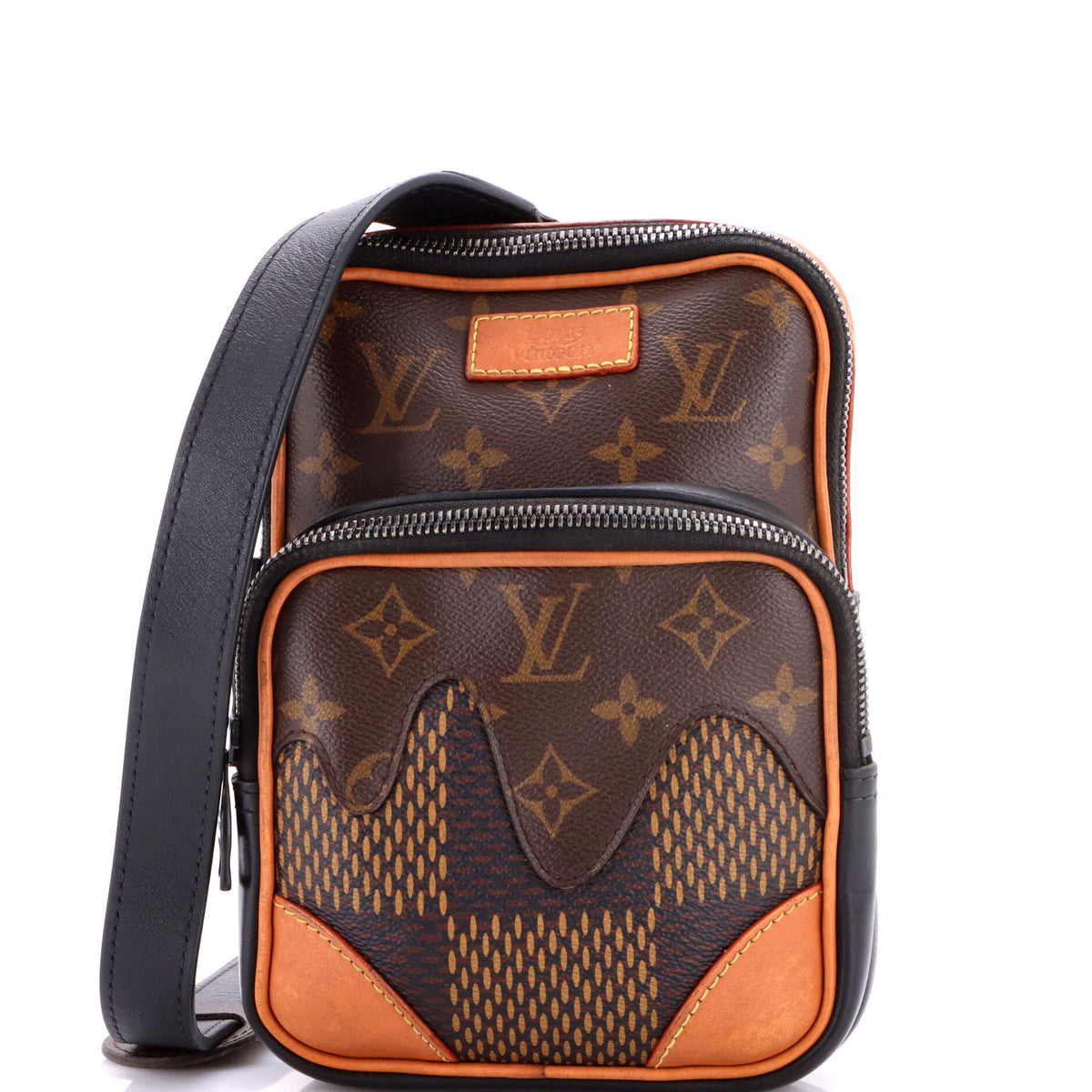 Louis Vuitton Nigo Amazone Sling Bag Limited Edition Giant Damier and Monogram Canvas