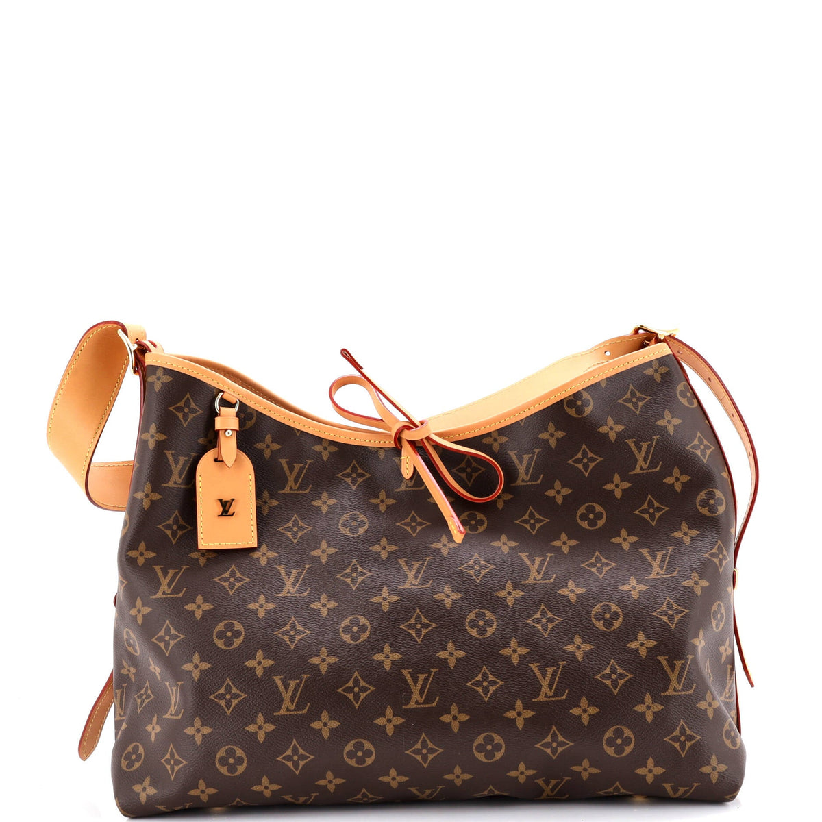Louis Vuitton CarryAll Hobo Monogram Canvas MM