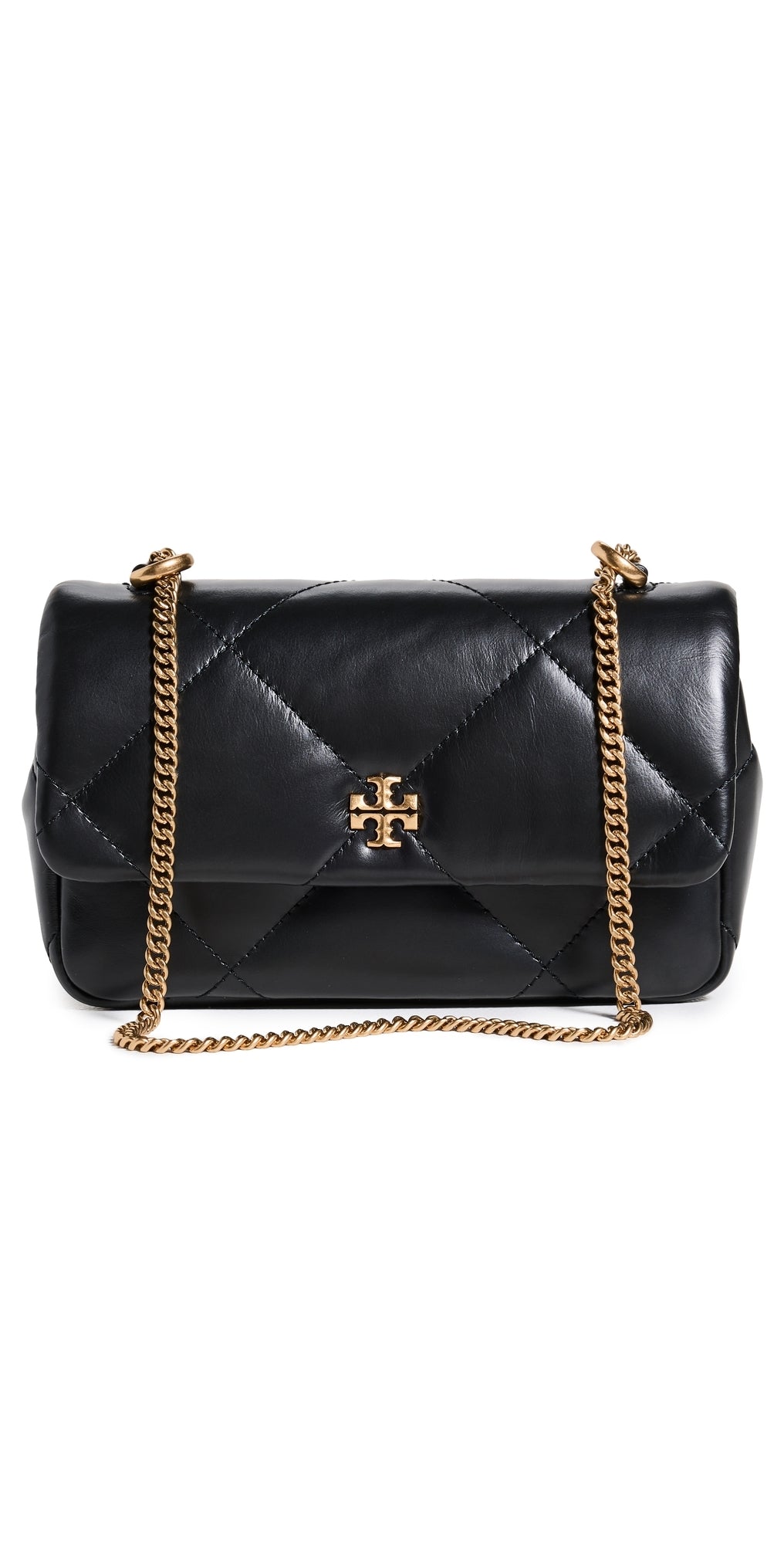 Tory Burch Mini Kira Diamond Flap Bag Black One Size