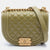 Mini sac bandoulière en cuir beige Le Boy Caviar