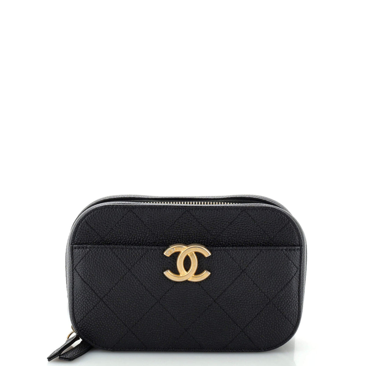 Chanel CHANEL Chic Affinity Belt Bag Stitched Caviar