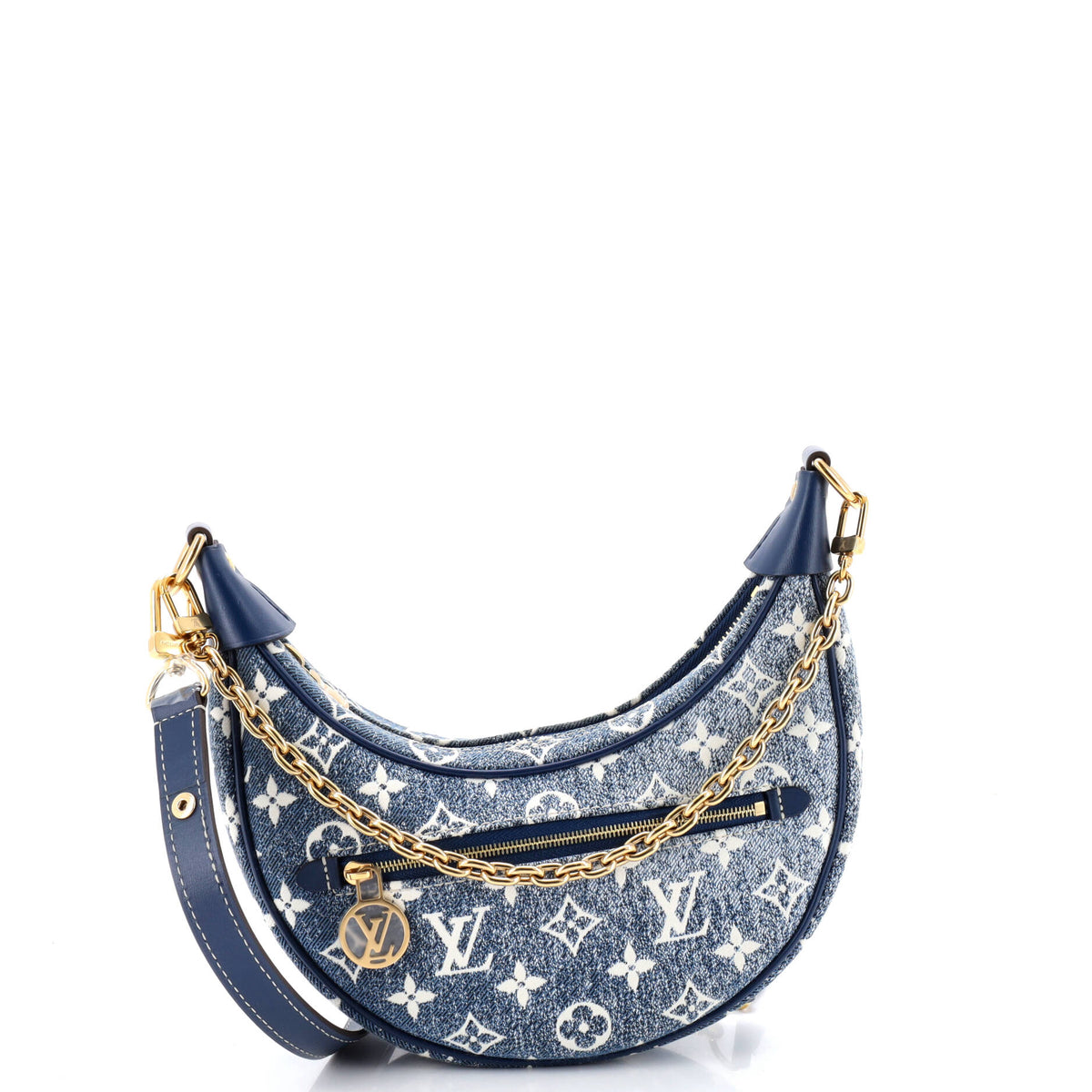 Louis Vuitton Loop Handbag Monogram Jacquard Denim