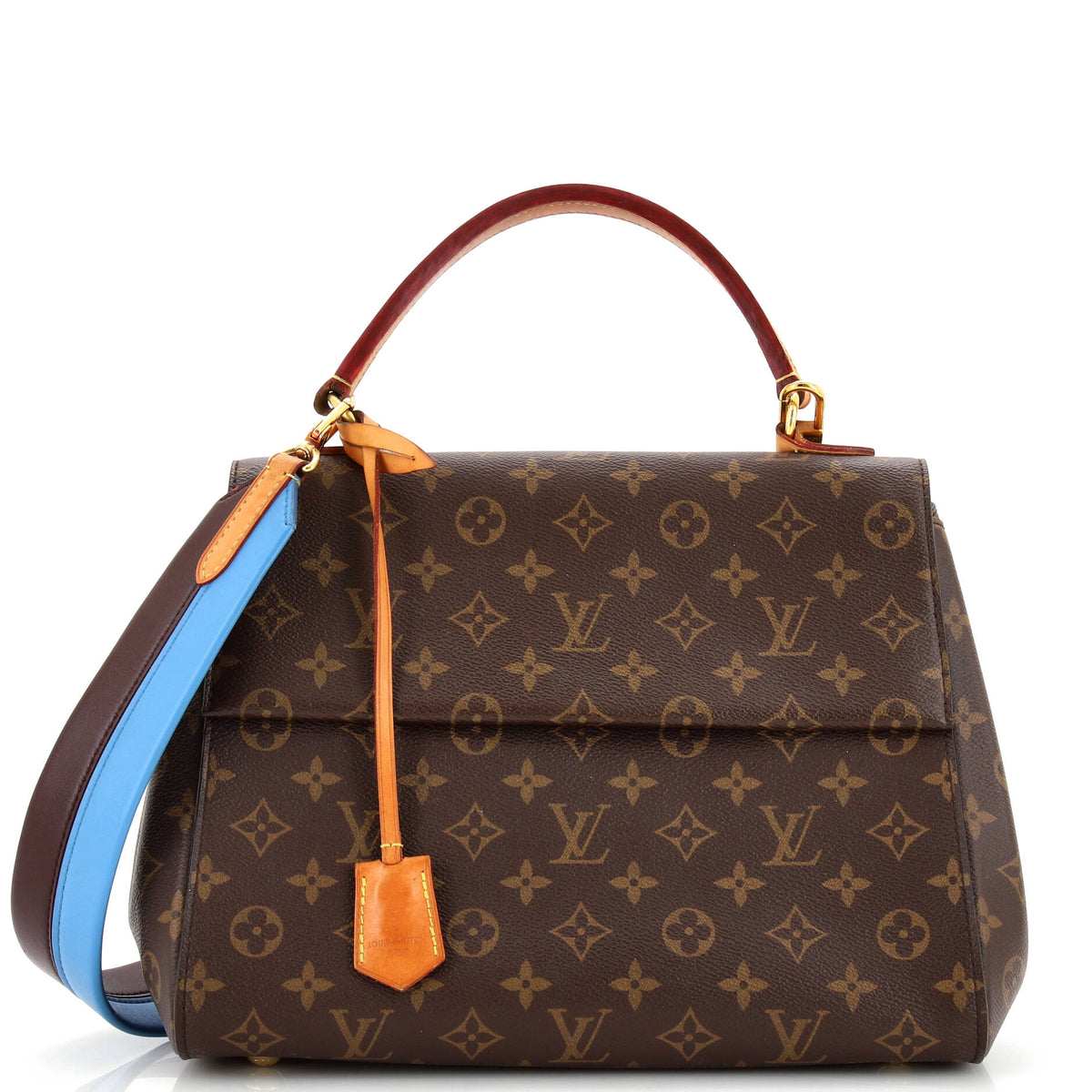 Louis Vuitton Cluny Top Handle Bag Monogram Canvas MM