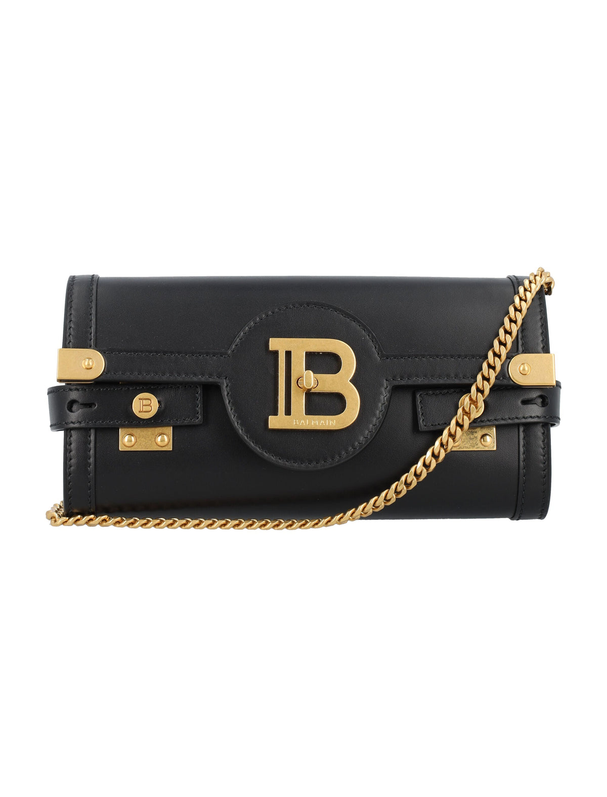 Balmain Women's B-Buzz Clutch Bag in Black | 24ADN1LE596LAVE Color 0PA