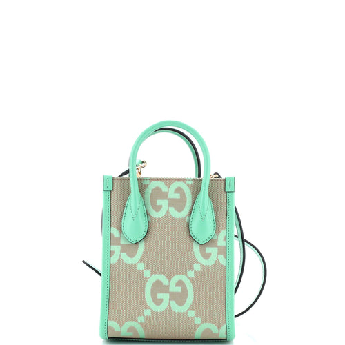GUCCI Vertical Tote Jumbo GG Canvas Mini