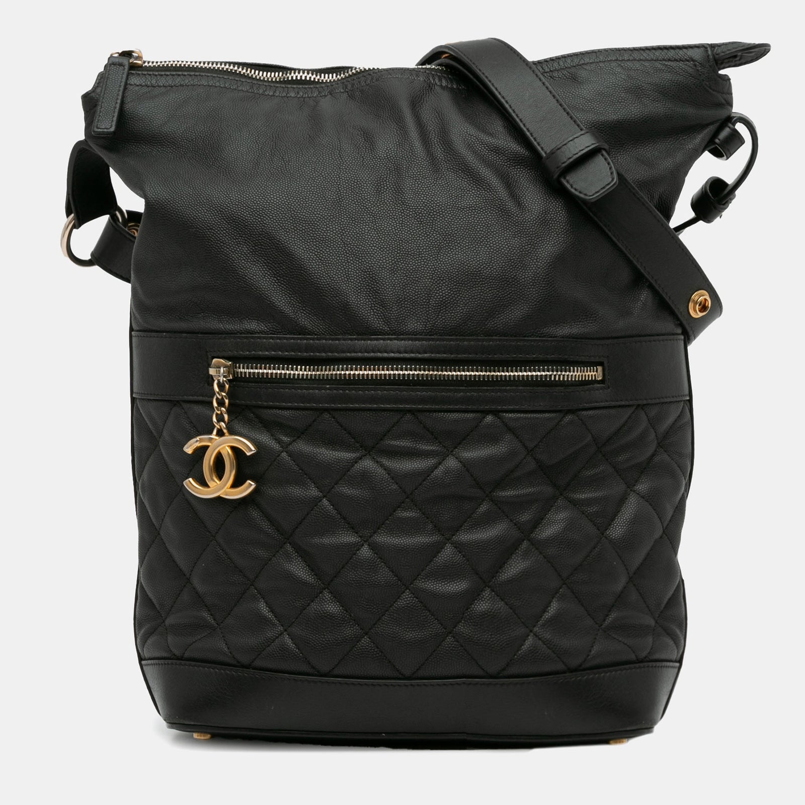 Chanel Sac hobo style décontracté Caviar