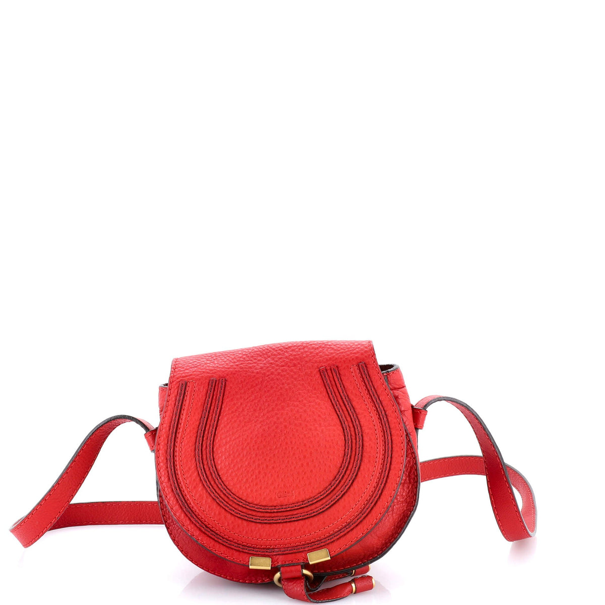 Chloe CHLOE Marcie Crossbody Bag Leather Small