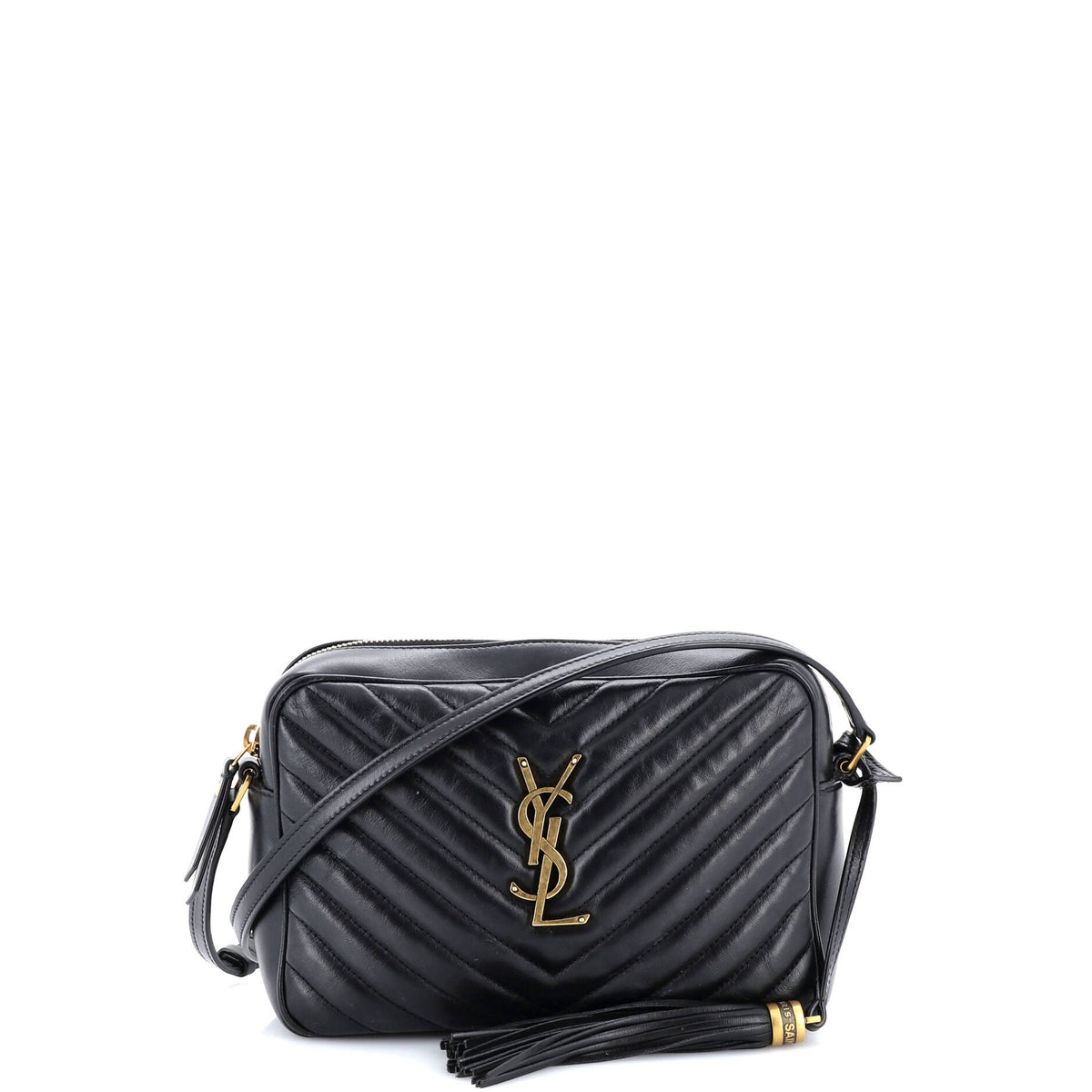 Saint Laurent Lou Camera Bag Matelasse Chevron Leather Small