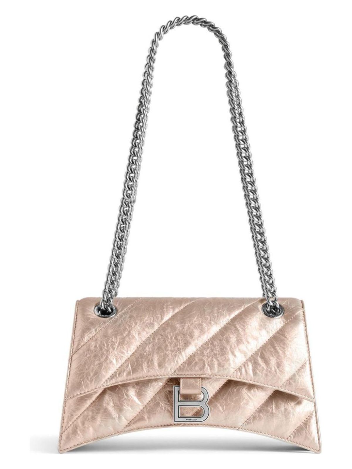 Balenciaga Women's Crush Chain Bag S in Metallic | Size UNICA | 781920210IW