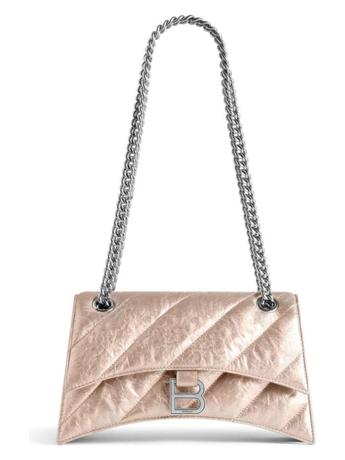 Women's Crush Chain Bag S in Metallic | Size UNICA | 781920210IW