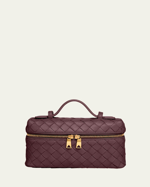 Bang Bang Vanity Intrecciato Leather Crossbody Bag