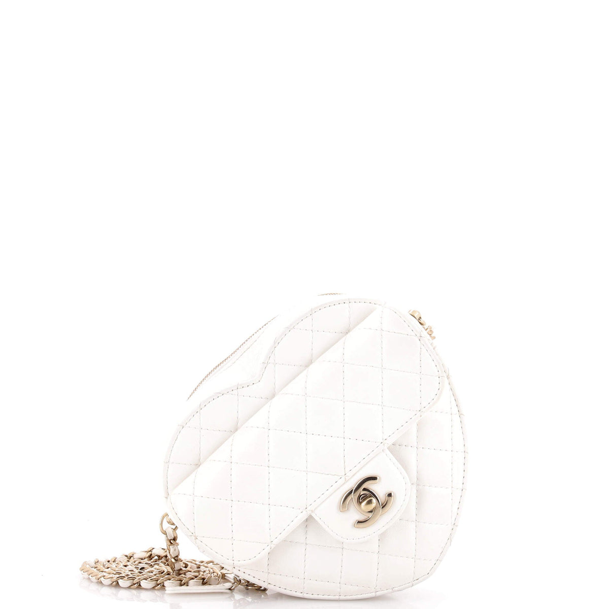 Chanel CHANEL CC in Love Heart Bag Quilted Lambskin