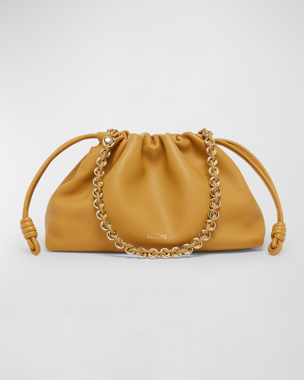 Loewe Flamenco Small Crossbody Bag in Napa Leather with Detachable Chain