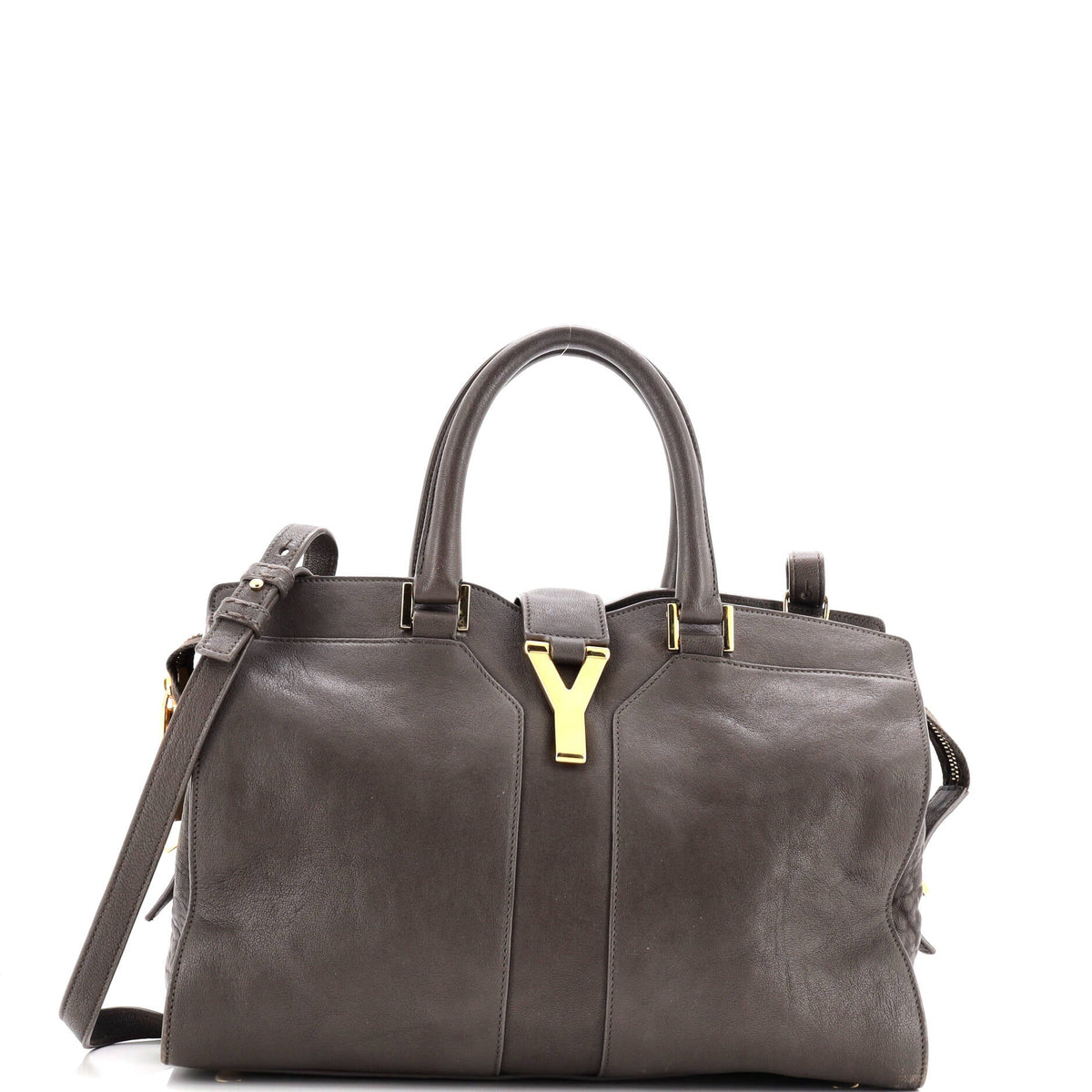 Saint Laurent Chyc Cabas Tote Leather Small