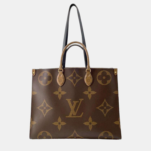Brown Monogram Reverse Canvas Onthego GM bag