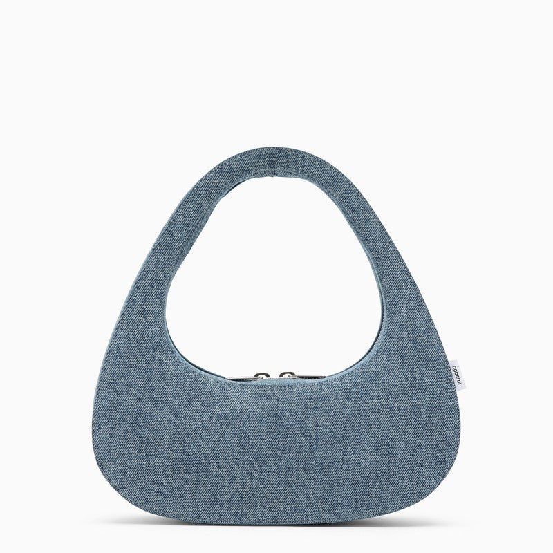 Baguette Swipe Tasche aus Denim