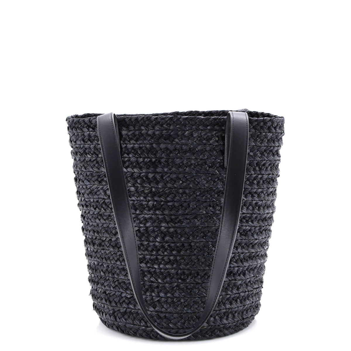 Saint Laurent Panier Basket Shopper Raffia Small